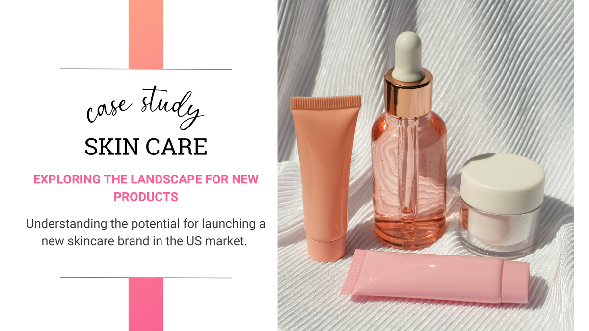 Skin Care Case Study cover of skin products